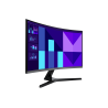 Samsung Essential S3 S27D392GAU LCD Monitor Profissional Curvo, 68,6 cm (27"), 1920 x 1080 pixels Full HD, 100Hz, HDMI, VGA, Ajuste de inclinação, Preto - LS27D392GAUXEN - 8806095845708