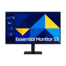 Samsung Essential S27D300GAU LCD Monitor Profissional Plano, 68,6 cm (27"), 1920 x 1080 pixels Full HD, 100Hz, HDMI, Ajuste de inclinação, Preto - LS27D300GAUXEN - 8806095803029