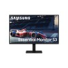 Samsung Essential S27D300GAU LCD Monitor Profissional Plano, 68,6 cm (27"), 1920 x 1080 pixels Full HD, 100Hz, HDMI, Ajuste de inclinação, Preto - LS27D300GAUXEN - 8806095803029