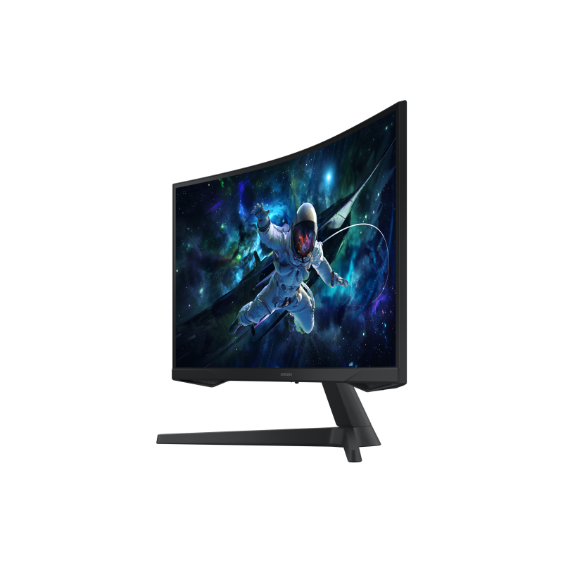 Samsung Odyssey G5 S27CG552EU LED Monitor Gaming Curvo, 68,6 cm (27"), 2560 x 1440 pixels Quad HD, 165Hz, HDMI, DisplayPort, Ajuste de inclinação, Preto - LS27CG552EUXEN - 8806095337210
