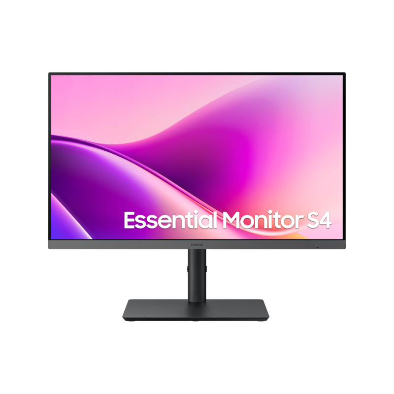 Samsung Essential S24F434UAU LCD Monitor Profissional Plano, 61 cm (24"), 1920 x 1080 pixels Full HD, 100Hz, USB-C, DisplayPort, HDMI, Ajuste de Altura, Pivot, Preto - LS24F434UAUXEN - 8806097199090