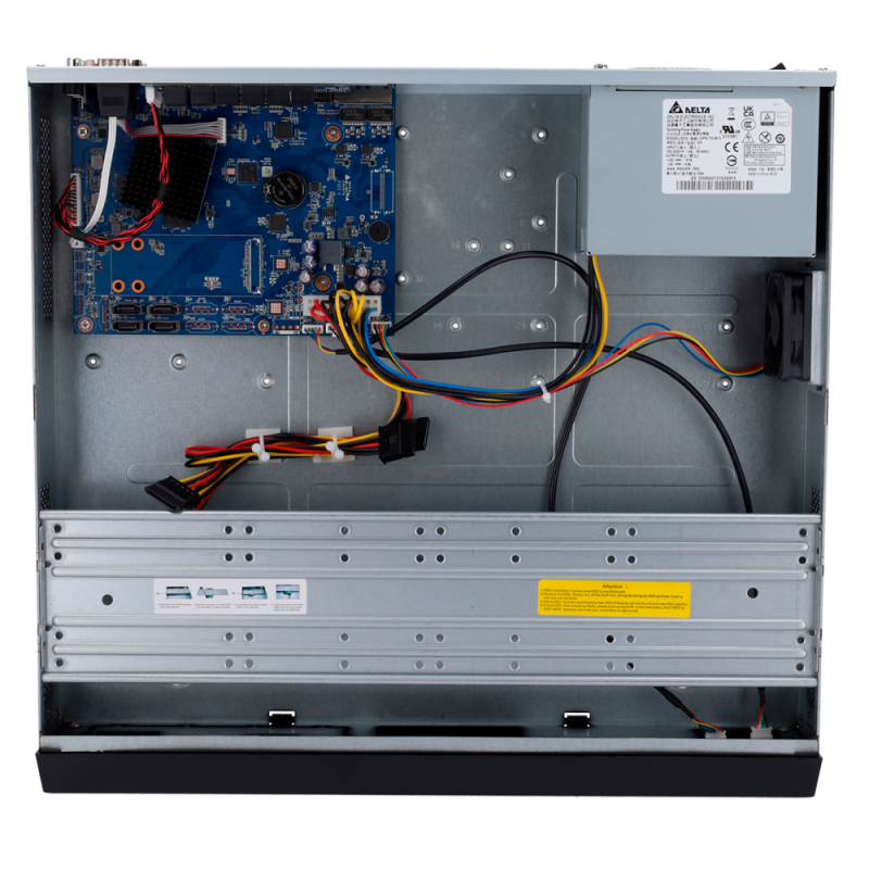 X-Security XS-NVR6416A-AI Gravador NVR, 16 IP, 32 MP, 384 Mbps, 4 HDD até 16 TB, 2 HDMI 4K e 2 VGA, IA, Metadados e AcuPick - 8435325476865