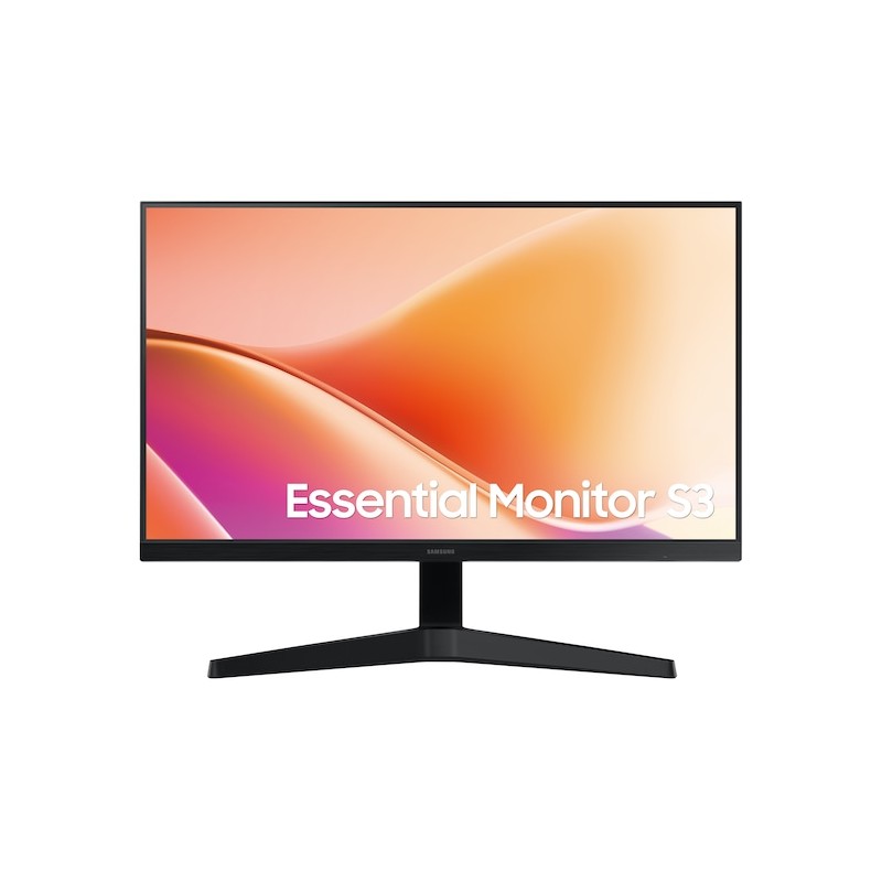 Samsung Essential S24F330EAU LCD Monitor Profissional Plano, 61 cm (24"), 1920 x 1080 pixels Full HD, 100Hz, HDMI, Ajuste de inclinação, Preto - LS24F330EAUXEN - 8806097683377