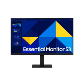 Samsung Essential S24D304GAU LED Monitor Profissional Plano, 61 cm (24"), 1920 x 1080 pixels Full HD, 100Hz, HDMI, VGA, Ajuste de inclinação, Preto - LS24D304GAUXEN - 8806095803074