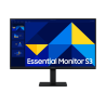 Samsung Essential S24D300GAU LCD Monitor Profissional Plano, 61 cm (24"), 1920 x 1080 pixels Full HD, 100Hz, HDMI, Ajuste de inclinação, Preto - LS24D300GAUXEN - 8806095802978