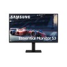 Samsung Essential S24D300GAU LCD Monitor Profissional Plano, 61 cm (24"), 1920 x 1080 pixels Full HD, 100Hz, HDMI, Ajuste de inclinação, Preto - LS24D300GAUXEN - 8806095802978