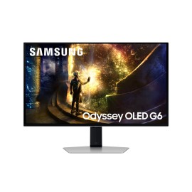 Samsung Odyssey G6 S27DG610SU OLED Monitor Gaming Plano, 68,6 cm (27"), 2560 x 1440 pixels Quad HD, 240Hz, HDMI, DisplayPort, USB-C, Ajuste de Altura, Pivot, Prateado - LS27DG610SUXEN - 8806095810676