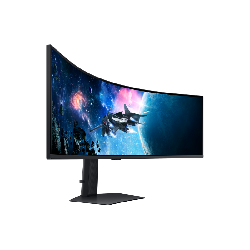 Samsung Odyssey G9 S49CG954EU LED Monitor Gaming Curvo, 124,5 cm (49"), 5120 x 1440 pixels Dual QHD, 240Hz, HDMI, DisplayPort, USB-C, Ajuste de Altura, Preto - LS49CG954EUXEN - 8806095234915