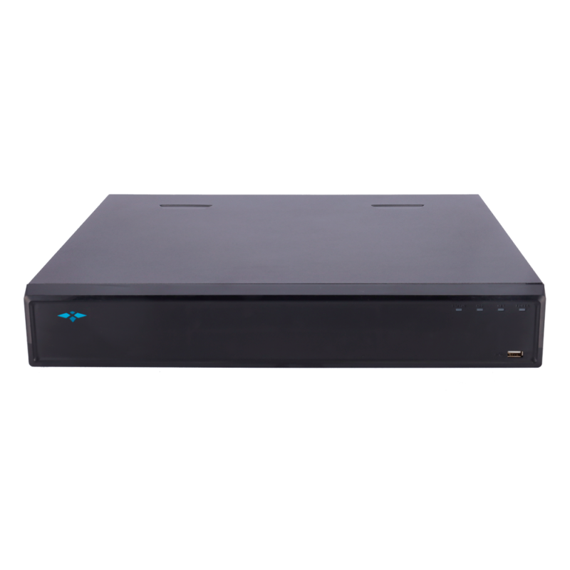 X-Security XS-NVR6432A-4K-16P-4AI Gravador NVR, 32 CH, 32 IP, 16 PoE, 12 MP, 384 Mbps, 4 HDD até 16 TB, 2 HDMI 4K e 2 VGA, IA, WEB, DSS/PSS, Smartphone e NVR - 8435325471914