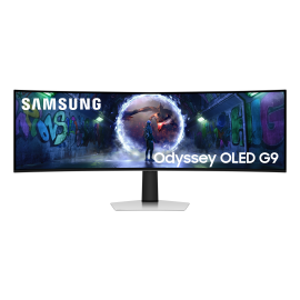 Samsung Odyssey G9 S49DG934SU OLED Monitor Gaming Curvo, 124,5 cm (49"), 5120 x 1440 pixels Dual QHD, 240Hz, USB-C, DisplayPort, HDMI, Ajuste de Altura, Prateado - LS49DG934SUXEN - 8806095700656