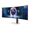 Samsung Odyssey G9 S49DG934SU OLED Monitor Gaming Curvo, 124,5 cm (49"), 5120 x 1440 pixels Dual QHD, 240Hz, USB-C, DisplayPort, HDMI, Ajuste de Altura, Prateado - LS49DG934SUXEN - 8806095700656
