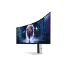 Samsung Odyssey G9 S49DG934SU OLED Monitor Gaming Curvo, 124,5 cm (49"), 5120 x 1440 pixels Dual QHD, 240Hz, USB-C, DisplayPort, HDMI, Ajuste de Altura, Prateado - LS49DG934SUXEN - 8806095700656