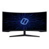 Samsung Odyssey G5 LC34G55TWWP LED Monitor Gaming Curvo, 86,4 cm (34"), 3440 x 1440 pixels UltraWide Quad HD, 165Hz, USB-C, DisplayPort, HDMI, Ajuste de inclinação, Preto - LC34G55TWWPXEN - 8806094796315