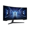 Samsung Odyssey G5 LC34G55TWWP LED Monitor Gaming Curvo, 86,4 cm (34"), 3440 x 1440 pixels UltraWide Quad HD, 165Hz, USB-C, DisplayPort, HDMI, Ajuste de inclinação, Preto - LC34G55TWWPXEN - 8806094796315