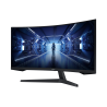 Samsung Odyssey G5 LC34G55TWWP LED Monitor Gaming Curvo, 86,4 cm (34"), 3440 x 1440 pixels UltraWide Quad HD, 165Hz, USB-C, DisplayPort, HDMI, Ajuste de inclinação, Preto - LC34G55TWWPXEN - 8806094796315