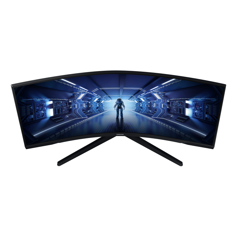 Samsung Odyssey G5 LC34G55TWWP LED Monitor Gaming Curvo, 86,4 cm (34"), 3440 x 1440 pixels UltraWide Quad HD, 165Hz, USB-C, DisplayPort, HDMI, Ajuste de inclinação, Preto - LC34G55TWWPXEN - 8806094796315
