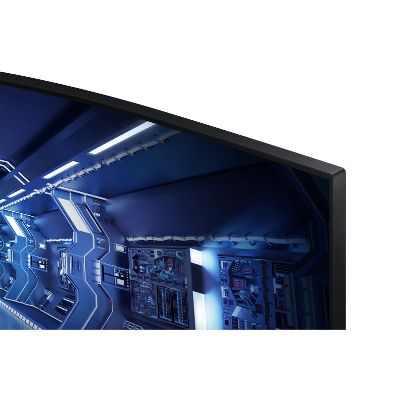 Samsung Odyssey G5 LC34G55TWWP LED Monitor Gaming Curvo, 86,4 cm (34"), 3440 x 1440 pixels UltraWide Quad HD, 165Hz, USB-C, DisplayPort, HDMI, Ajuste de inclinação, Preto - LC34G55TWWPXEN - 8806094796315