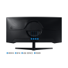 Samsung Odyssey G5 LC34G55TWWP LED Monitor Gaming Curvo, 86,4 cm (34"), 3440 x 1440 pixels UltraWide Quad HD, 165Hz, USB-C, DisplayPort, HDMI, Ajuste de inclinação, Preto - LC34G55TWWPXEN - 8806094796315