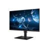 Samsung Essential LS24D400GAU LCD Monitor Profissional Plano, 61 cm (24"), 1920 x 1080 pixels Full HD, 100Hz, HDMI, DisplayPort, Ajuste de Altura, Pivot, Preto - LS24D400GAUXEN - 8806095802992