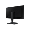 Samsung Essential LS24D400GAU LCD Monitor Profissional Plano, 61 cm (24"), 1920 x 1080 pixels Full HD, 100Hz, HDMI, DisplayPort, Ajuste de Altura, Pivot, Preto - LS24D400GAUXEN - 8806095802992