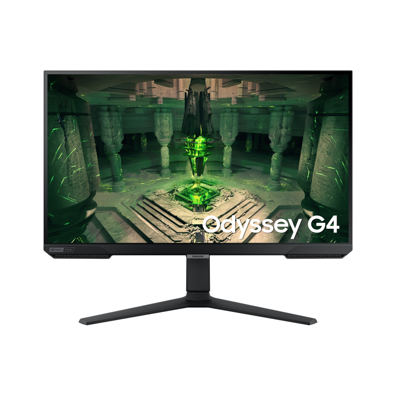 Samsung Odyssey G4 S27BG400EU IPS Monitor Gaming Plano, 68,6 cm (27"), 1920 x 1080 pixels Full HD, 240Hz, HDMI, DisplayPort, Ajuste de Altura, Pivot, Preto - LS27BG400EUXEN - 8806094341966