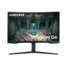 Samsung Odyssey G6 S27BG650EU VA Monitor Gaming Curvo, 68,6 cm (27"), 2560 x 1440 pixels Quad HD, 240Hz, HDMI, DisplayPort, USB-C, Ajuste de Altura, Pivot, Altifalantes Integrados, Preto - LS27BG650EUXEN - 8806094192599