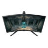 Samsung Odyssey G6 S27BG650EU VA Monitor Gaming Curvo, 68,6 cm (27"), 2560 x 1440 pixels Quad HD, 240Hz, HDMI, DisplayPort, USB-C, Ajuste de Altura, Pivot, Altifalantes Integrados, Preto - LS27BG650EUXEN - 8806094192599