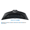 Samsung Odyssey G6 S27BG650EU VA Monitor Gaming Curvo, 68,6 cm (27"), 2560 x 1440 pixels Quad HD, 240Hz, HDMI, DisplayPort, USB-C, Ajuste de Altura, Pivot, Altifalantes Integrados, Preto - LS27BG650EUXEN - 8806094192599