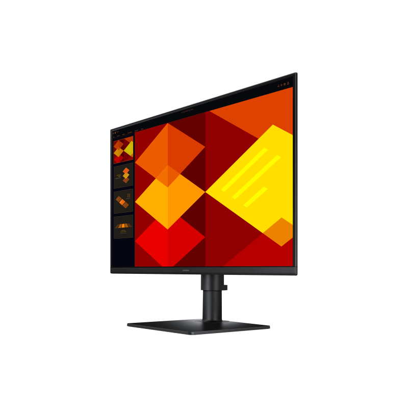 Samsung Essential S27D400GAU LCD Monitor Profissional Plano, 68,6 cm (27"), 1920 x 1080 pixels Full HD, 100Hz, HDMI, DisplayPort, Ajuste de Altura, Pivot, Preto - LS27D400GAUXEN - 8806095803050