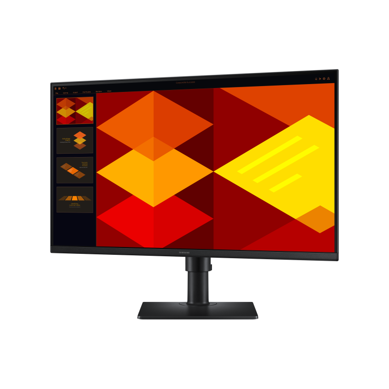 Samsung Essential S27D400GAU LCD Monitor Profissional Plano, 68,6 cm (27"), 1920 x 1080 pixels Full HD, 100Hz, HDMI, DisplayPort, Ajuste de Altura, Pivot, Preto - LS27D400GAUXEN - 8806095803050