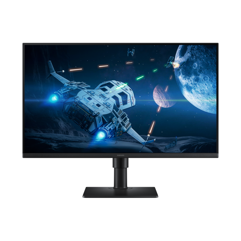 Samsung Essential S27D400GAU LCD Monitor Profissional Plano, 68,6 cm (27"), 1920 x 1080 pixels Full HD, 100Hz, HDMI, DisplayPort, Ajuste de Altura, Pivot, Preto - LS27D400GAUXEN - 8806095803050