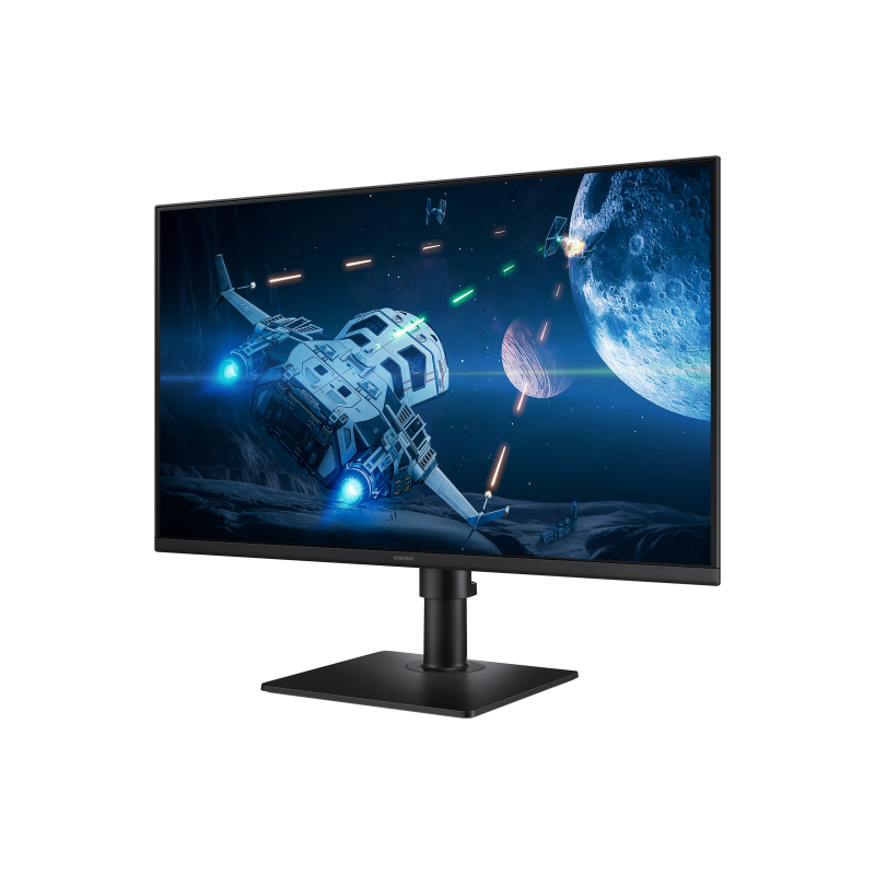 Samsung Essential S27D400GAU LCD Monitor Profissional Plano, 68,6 cm (27"), 1920 x 1080 pixels Full HD, 100Hz, HDMI, DisplayPort, Ajuste de Altura, Pivot, Preto - LS27D400GAUXEN - 8806095803050