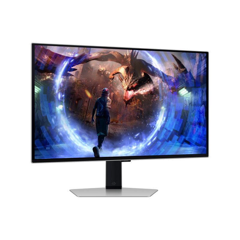 Samsung Odyssey G6 S27DG602SU OLED Monitor Gaming Plano, 68,6 cm (27"), 2560 x 1440 pixels Quad HD, 360Hz, HDMI, DisplayPort, Ajuste de Altura, Pivot, Prateado - LS27DG602SUXEN - 8806095503165