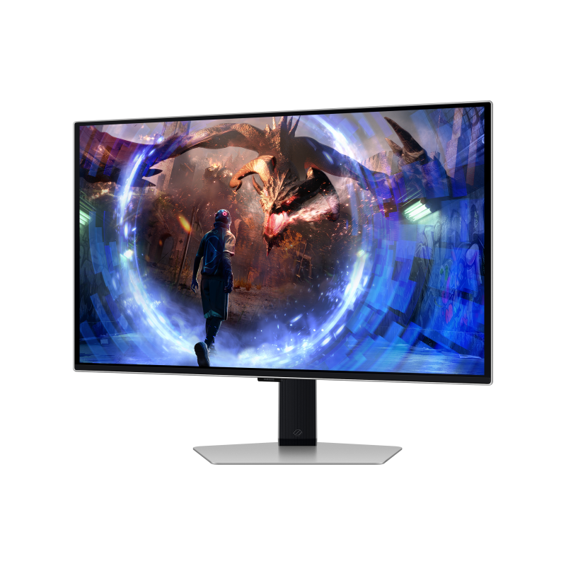 Samsung Odyssey G6 S27DG602SU OLED Monitor Gaming Plano, 68,6 cm (27"), 2560 x 1440 pixels Quad HD, 360Hz, HDMI, DisplayPort, Ajuste de Altura, Pivot, Prateado - LS27DG602SUXEN - 8806095503165