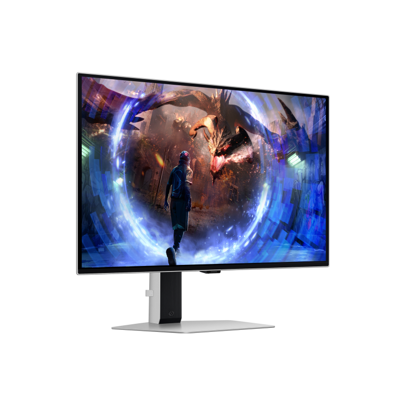 Samsung Odyssey G6 S27DG602SU OLED Monitor Gaming Plano, 68,6 cm (27"), 2560 x 1440 pixels Quad HD, 360Hz, HDMI, DisplayPort, Ajuste de Altura, Pivot, Prateado - LS27DG602SUXEN - 8806095503165