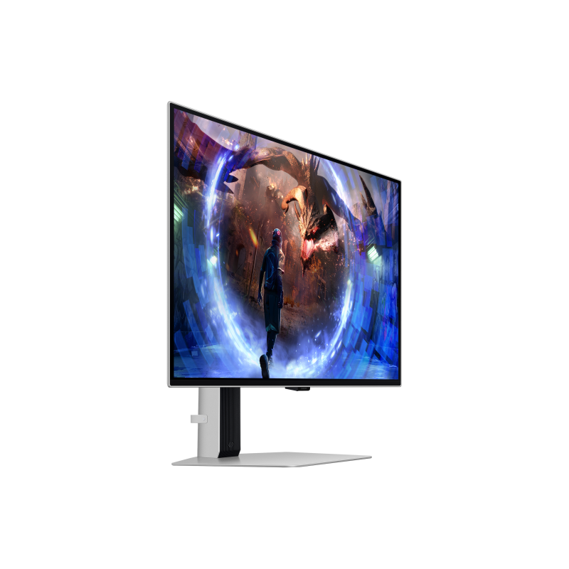 Samsung Odyssey G6 S27DG602SU OLED Monitor Gaming Plano, 68,6 cm (27"), 2560 x 1440 pixels Quad HD, 360Hz, HDMI, DisplayPort, Ajuste de Altura, Pivot, Prateado - LS27DG602SUXEN - 8806095503165