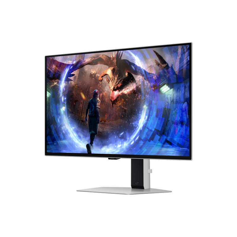 Samsung Odyssey G6 S27DG602SU OLED Monitor Gaming Plano, 68,6 cm (27"), 2560 x 1440 pixels Quad HD, 360Hz, HDMI, DisplayPort, Ajuste de Altura, Pivot, Prateado - LS27DG602SUXEN - 8806095503165