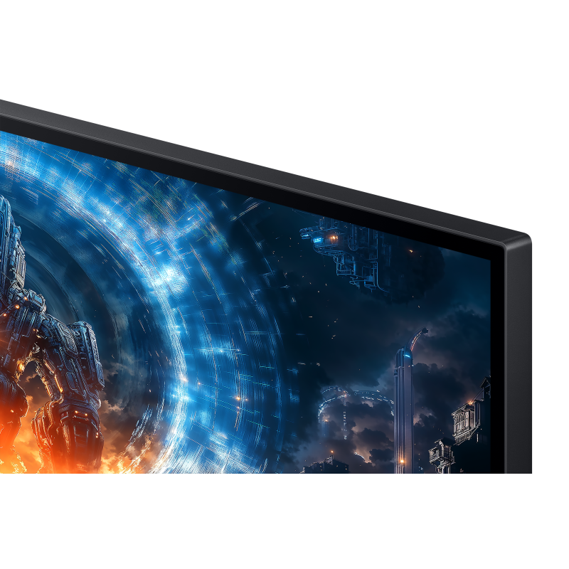 Samsung Odyssey G60F S27FG602EU IPS Monitor Gaming Plano, 68,6 cm (27"), 2560 x 1440 pixels Quad HD, 350Hz, HDMI, DisplayPort, Ajuste de Altura, Pivot, Preto - LS27FG602EUXEN - 8806097614364