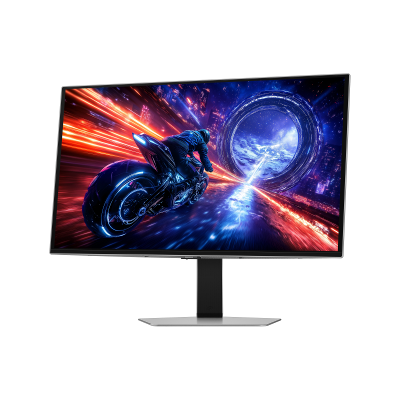 Samsung Odyssey G6 G60SF S27FG602SU QD-OLED Monitor Gaming Plano, 68,6 cm (27"), 2560 x 1440 pixels Quad HD, 500Hz, USB-C, DisplayPort, HDMI, Ajuste de Altura, Pivot, Prateado - LS27FG602SUXEN - 8806097455905