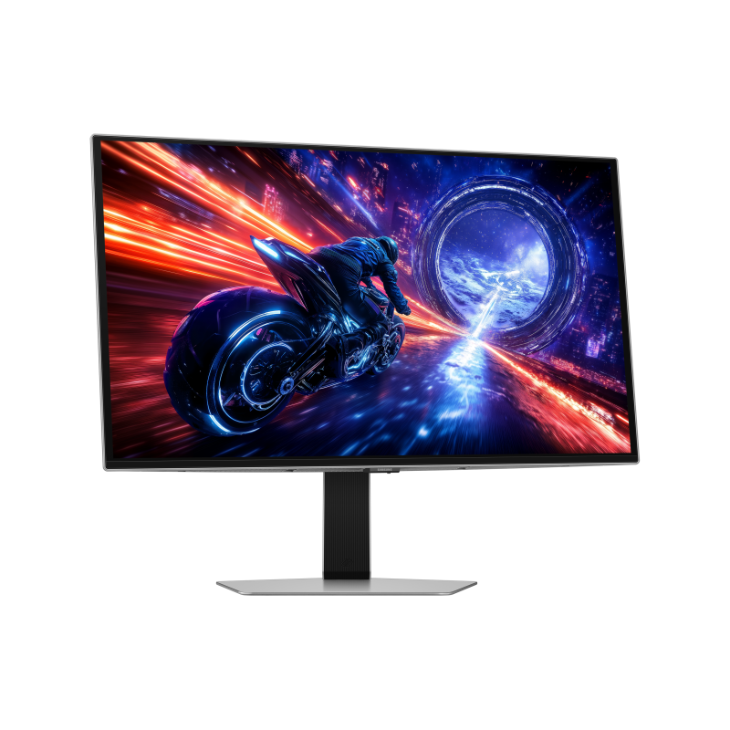 Samsung Odyssey G6 G60SF S27FG602SU QD-OLED Monitor Gaming Plano, 68,6 cm (27"), 2560 x 1440 pixels Quad HD, 500Hz, USB-C, DisplayPort, HDMI, Ajuste de Altura, Pivot, Prateado - LS27FG602SUXEN - 8806097455905
