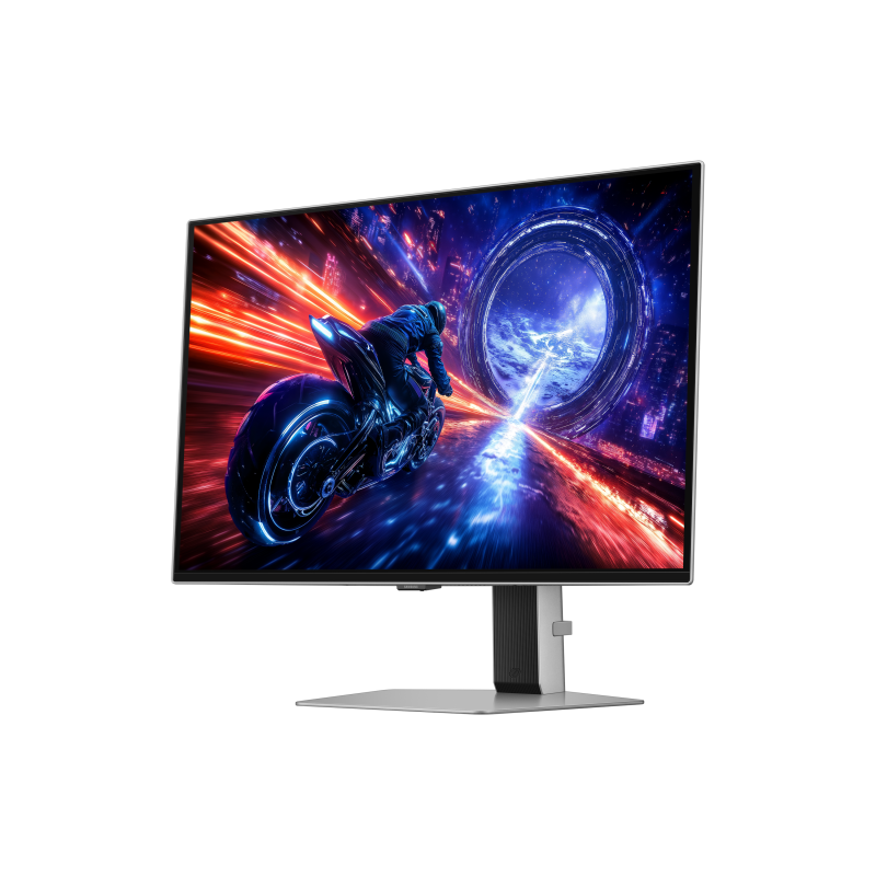 Samsung Odyssey G6 G60SF S27FG602SU QD-OLED Monitor Gaming Plano, 68,6 cm (27"), 2560 x 1440 pixels Quad HD, 500Hz, USB-C, DisplayPort, HDMI, Ajuste de Altura, Pivot, Prateado - LS27FG602SUXEN - 8806097455905
