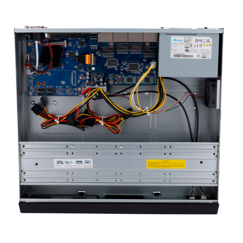 X-Security XS-NVR6432A-4K-16P-4AI Gravador NVR, 32 CH, 32 IP, 16 PoE, 12 MP, 384 Mbps, 4 HDD até 16 TB, 2 HDMI 4K e 2 VGA, IA, WEB, DSS/PSS, Smartphone e NVR - 8435325471914