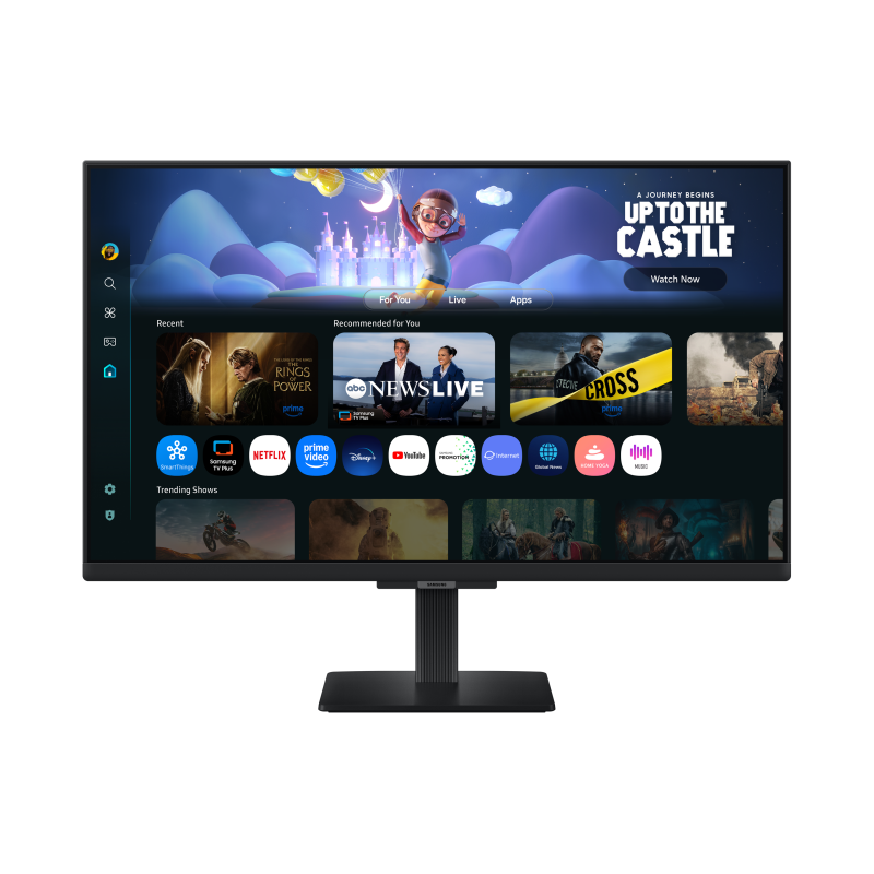 Samsung M5 S27FM500EU LCD Monitor Plano, 68,6 cm (27"), 1920 x 1080 pixels Full HD, Smart TV, 60Hz, HDMI, Altifalantes Integrados, Preto - LS27FM500EUXEN - 8806097419273