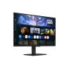 Samsung M5 S27FM500EU LCD Monitor Plano, 68,6 cm (27"), 1920 x 1080 pixels Full HD, Smart TV, 60Hz, HDMI, Altifalantes Integrados, Preto - LS27FM500EUXEN - 8806097419273