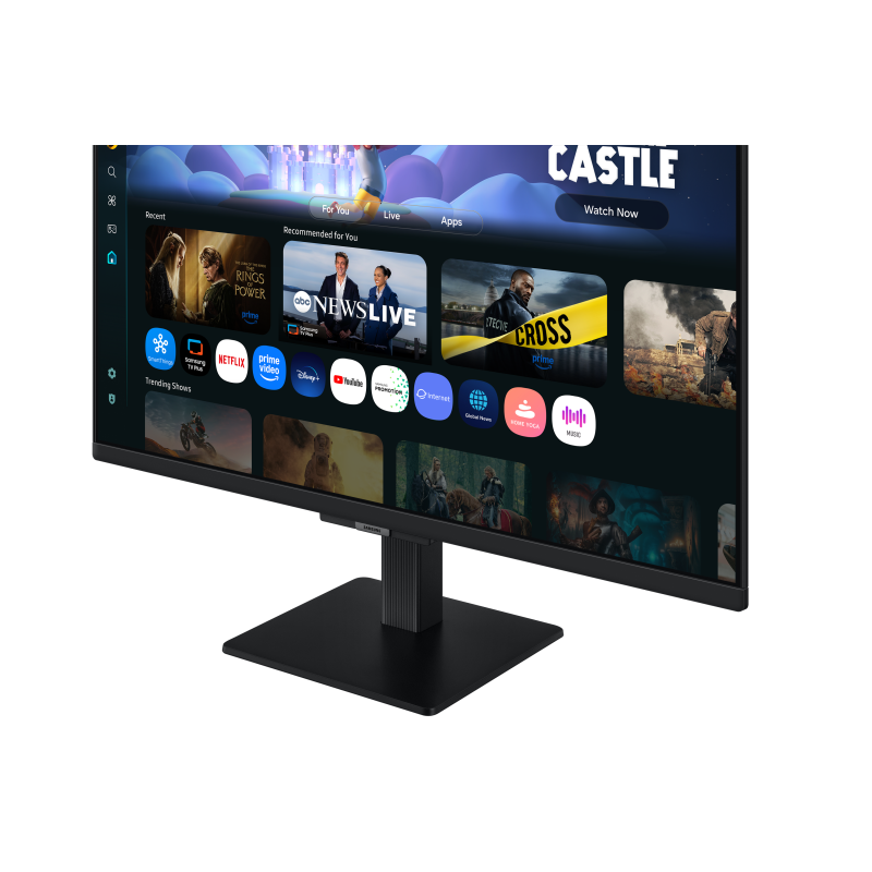 Samsung M5 S27FM500EU LCD Monitor Plano, 68,6 cm (27"), 1920 x 1080 pixels Full HD, Smart TV, 60Hz, HDMI, Altifalantes Integrados, Preto - LS27FM500EUXEN - 8806097419273