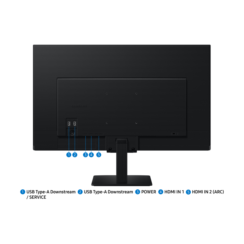Samsung M5 S27FM500EU LCD Monitor Plano, 68,6 cm (27"), 1920 x 1080 pixels Full HD, Smart TV, 60Hz, HDMI, Altifalantes Integrados, Preto - LS27FM500EUXEN - 8806097419273