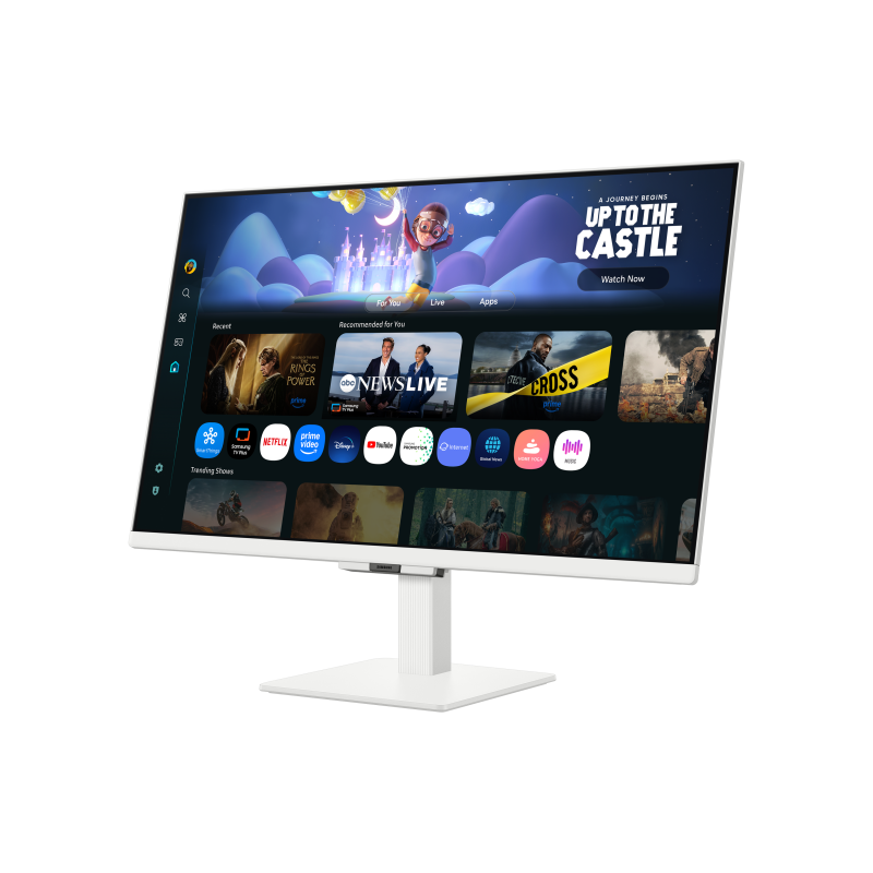 Samsung M5 S27FM501EU LCD Monitor Plano, 68,6 cm (27"), 1920 x 1080 pixels Full HD, Smart TV, 60Hz, HDMI, Altifalantes Integrados, Branco - LS27FM501EUXEN - 8806097418948