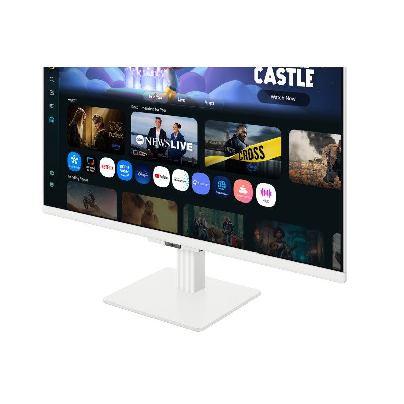 Samsung M5 S27FM501EU LCD Monitor Plano, 68,6 cm (27"), 1920 x 1080 pixels Full HD, Smart TV, 60Hz, HDMI, Altifalantes Integrados, Branco - LS27FM501EUXEN - 8806097418948