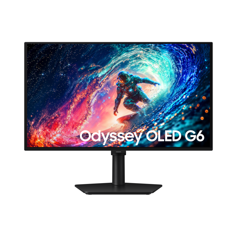 Samsung Odyssey S27HG612SU QD-OLED Monitor Gaming Plano, 68,6 cm (27"), 2560 x 1440 pixels Quad HD, 240Hz, HDMI, DisplayPort, Ajuste de Altura, Pivot, Preto - LS27HG612SUXEN - 8806097910381