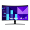 Samsung Essential S32D390GAU LCD Monitor Profissional Curvo, 81,3 cm (32"), 1920 x 1080 pixels Full HD, 100Hz, HDMI, VGA, Ajuste de inclinação, Preto - LS32D390GAUXEN - 8806095846705